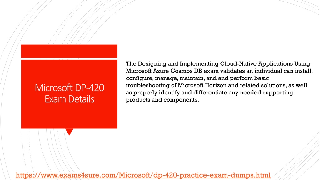 DP-420 PDF Testsoftware