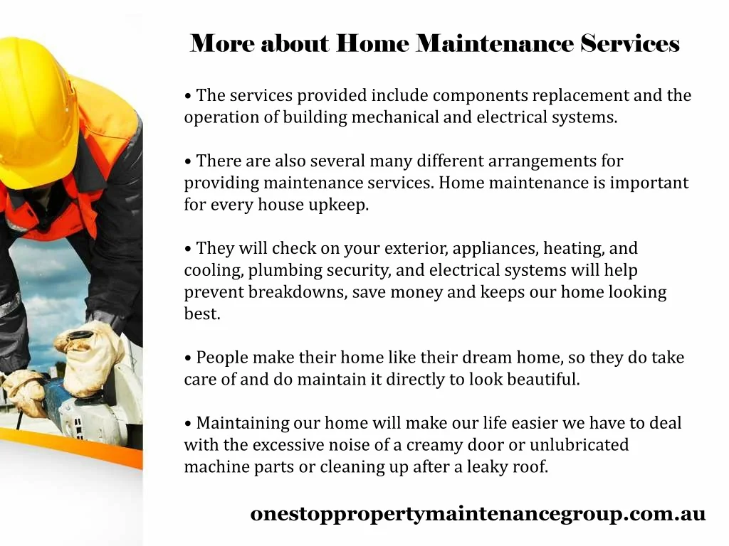 PPT - Home Maintenance Services Melbourne PowerPoint Presentation, free ...