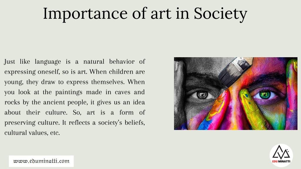 importance of art in society essay ielts