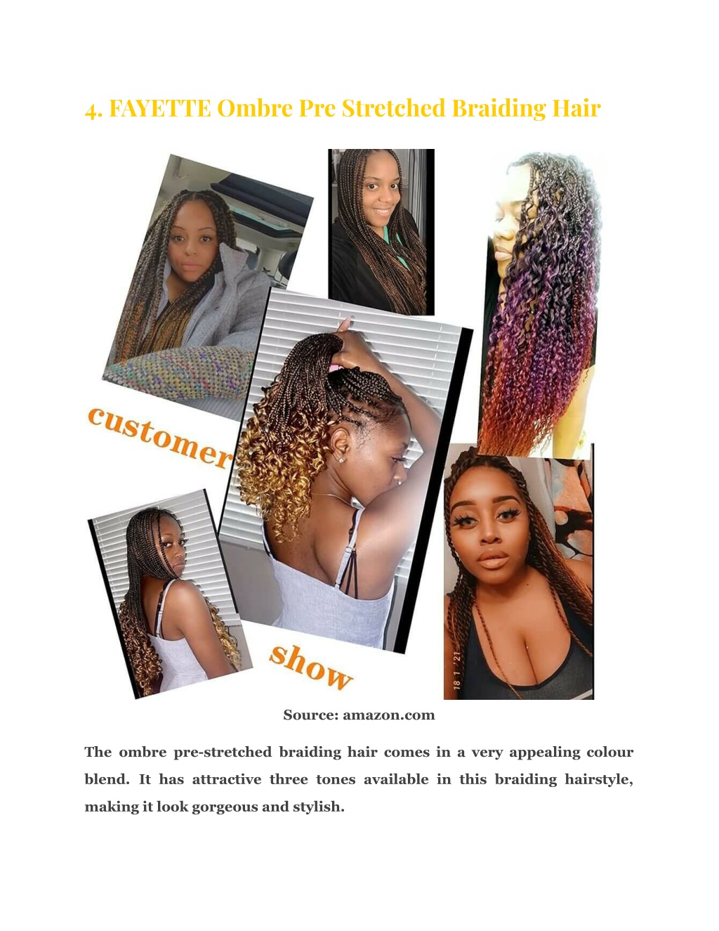 Ppt 14 Pre Stretched Braiding Hair That Suits Everyone Powerpoint Presentation Id11111161