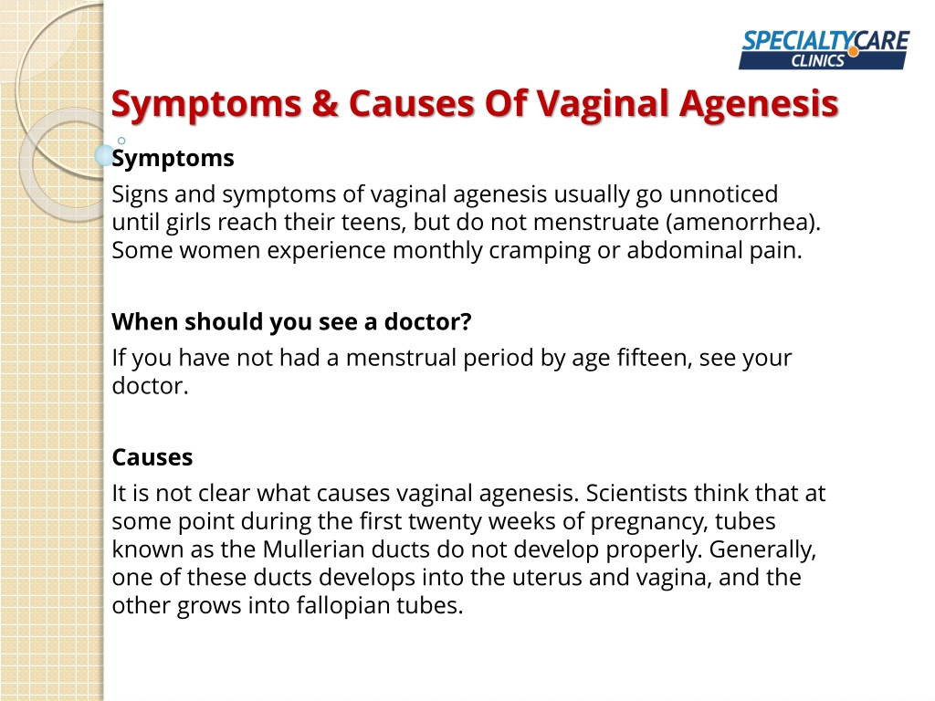 Ppt Vaginal Agenesis Symptoms Causes And Treatment Powerpoint Presentation Id 11111198