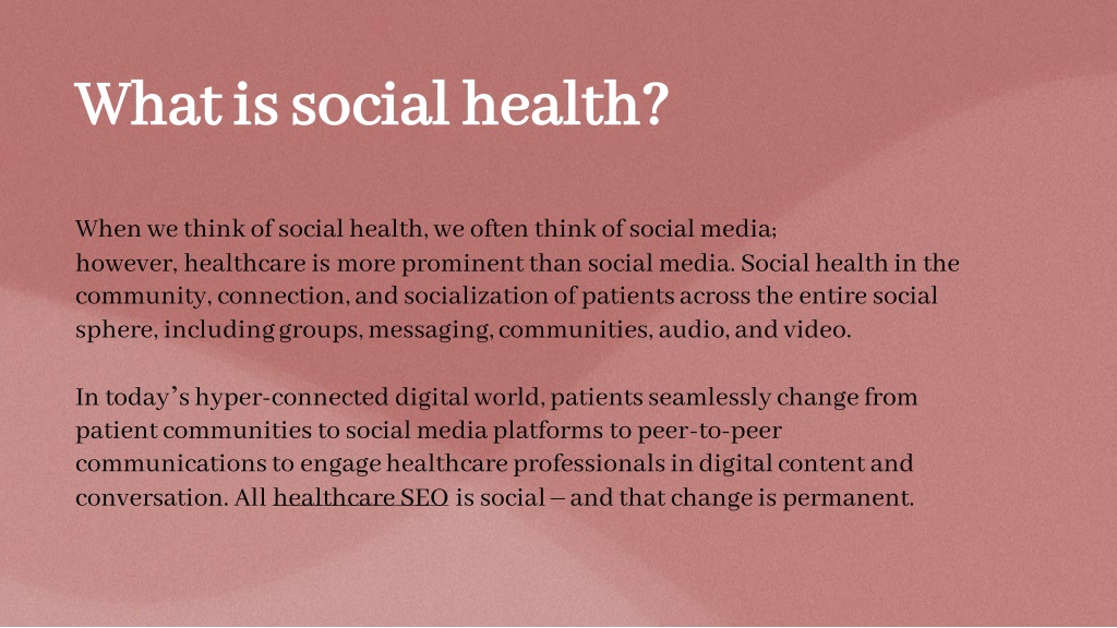 PPT - How Social Health Revives the Patient Journey PowerPoint ...