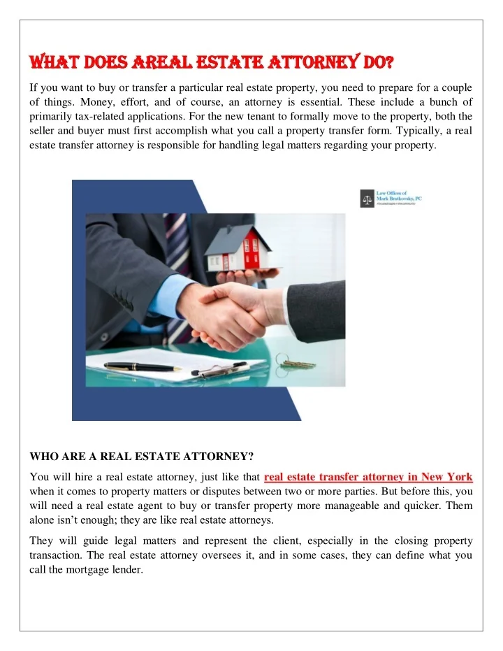 PPT What Does A Real Estate Attorney Do PowerPoint Presentation, free