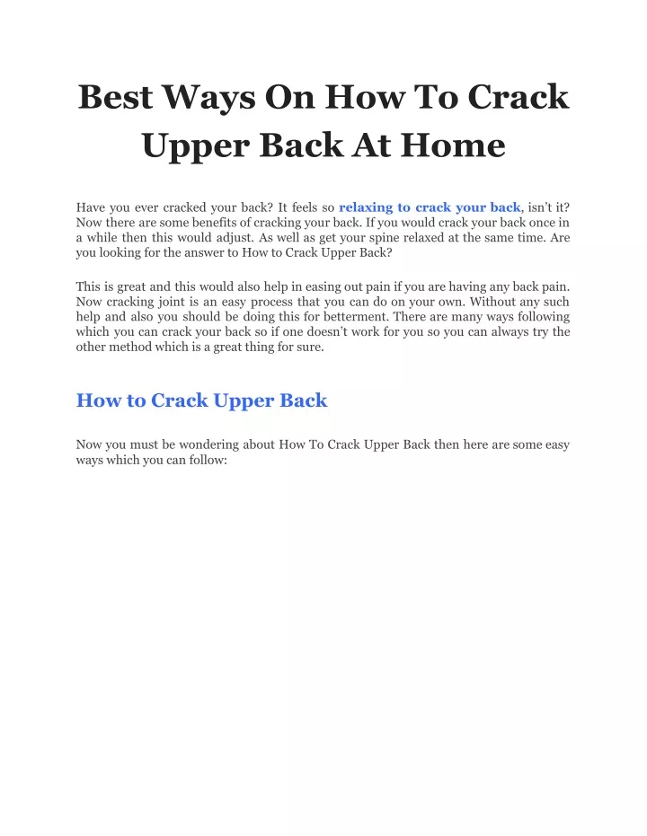 ppt-best-ways-on-how-to-crack-upper-back-at-home-powerpoint