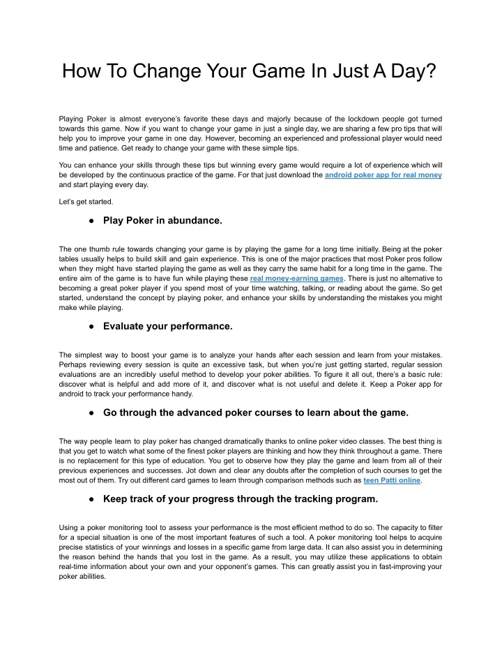 ppt-how-to-change-your-game-in-just-a-day-powerpoint-presentation