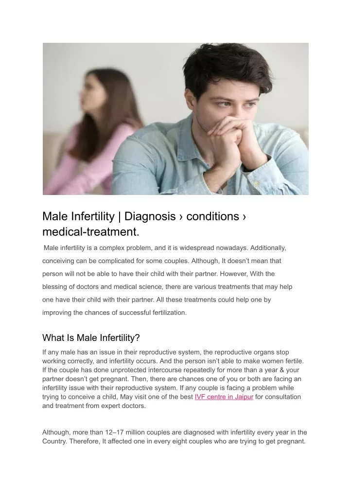 PPT - Male Infertility _ Diagnosis › Conditions › Medical-treatment ...