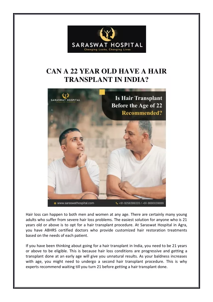 ppt-can-a-22-year-old-have-a-hair-transplant-in-india-powerpoint