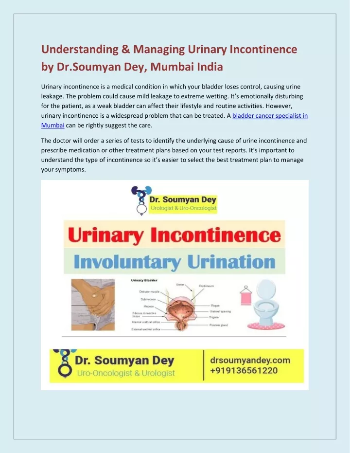 PPT - Know More About Understanding & Managing Urinary Incontinence by ...