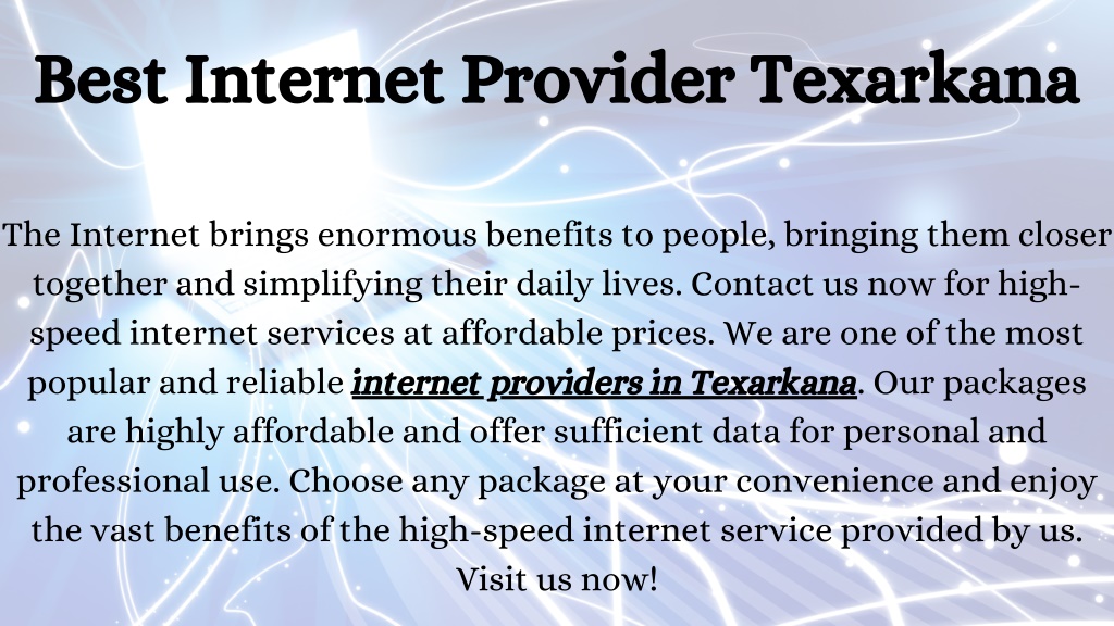 PPT Best Texarkana Providers Windstream Dealer PowerPoint