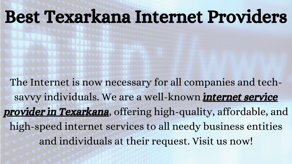 PPT Best Texarkana Providers Windstream Dealer PowerPoint