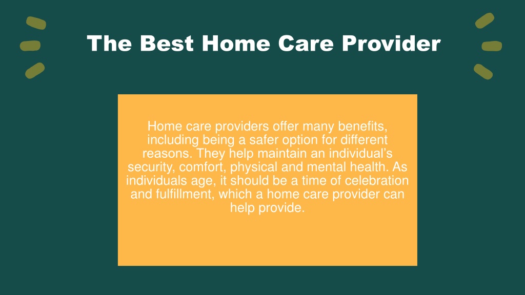 Ppt Know Why Using Home Care Providers Is A Safer Practice Powerpoint