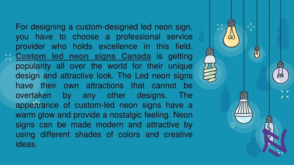 PPT - Design Custom led neon signs Canada for your business PowerPoint ...