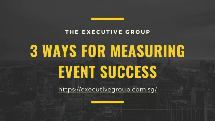 PPT - 3 Ways For Measuring Event Success PowerPoint Presentation, Free ...