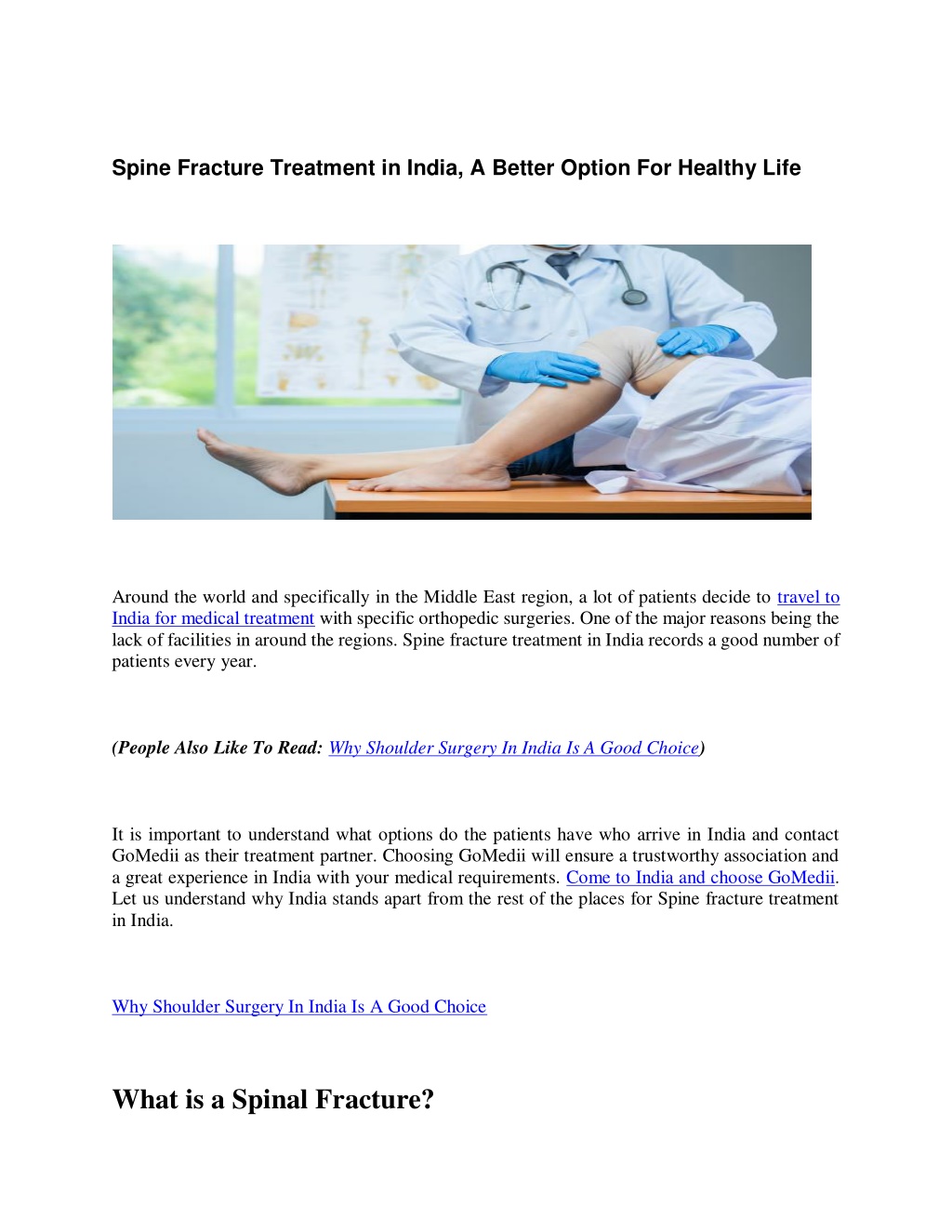 PPT - Spine Fracture Treatment In India, A Better Option For Healthy Life  PowerPoint Presentation - ID:11119329