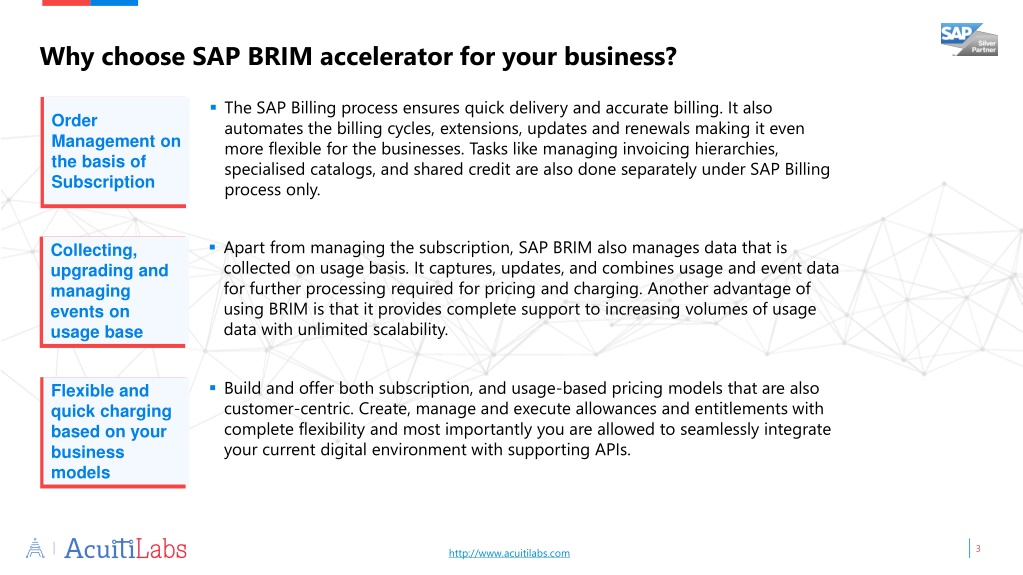 PPT - SAP BRIM Accelerators by Acuiti Labs for various industries ...