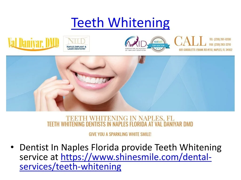 PPT Cosmetic Dentistry Naples Implant Dentist