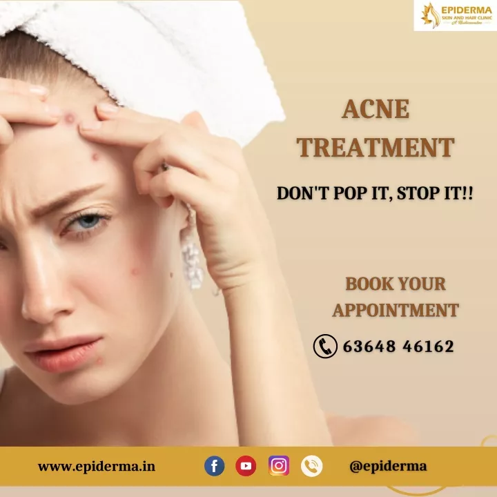 Ppt Acne Treatment Best Skin Clinic In Jayanagar Bangalore Epiderma Clinic Powerpoint 6493