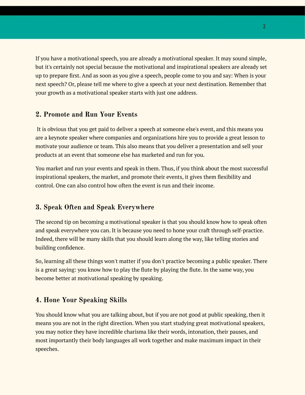 PPT - Top Five Ways to Become a Youth Motivational Speaker PowerPoint ...
