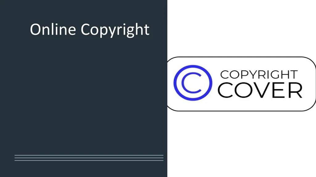 PPT Online Copyright Copyright Cover PowerPoint Presentation, free