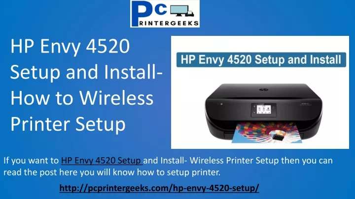 Ppt Hp Envy 4520 Setup Wireless Printer Setup Powerpoint Presentation Id11121440 7050