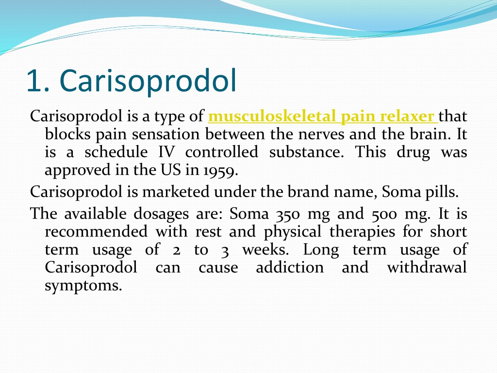 PPT - Top five muscle relaxers for 2022 PowerPoint Presentation, free ...