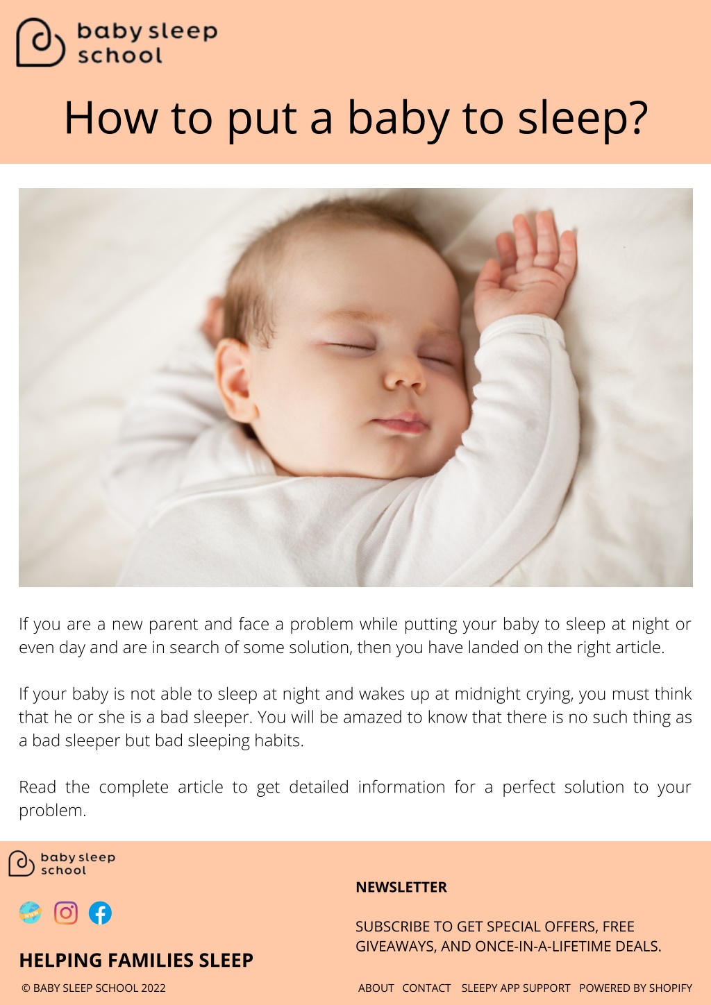 PPT Baby Sleep Program PowerPoint Presentation, free download ID