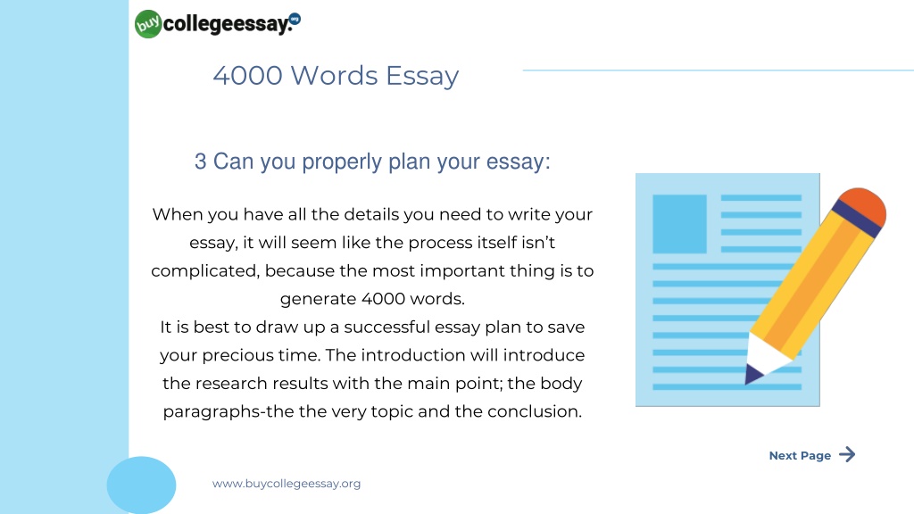 essay 4000 words
