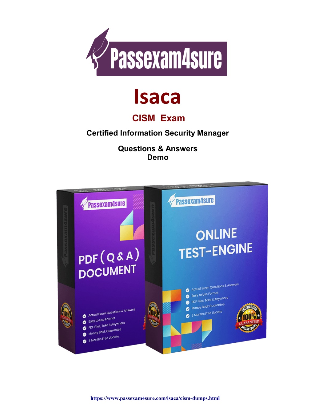 PPT 100 Free Isaca CISM Exam with Sample Questions Verified By