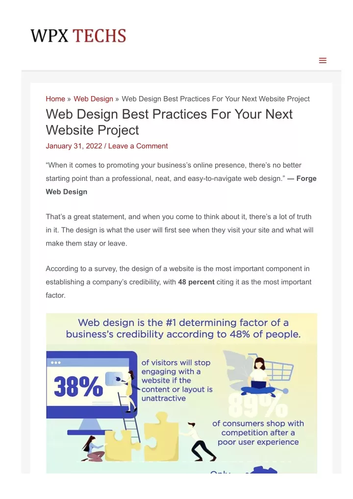 PPT   Web Design Best Practices For Your Next Website Project