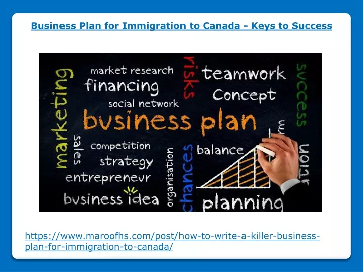 business plan immigration canada