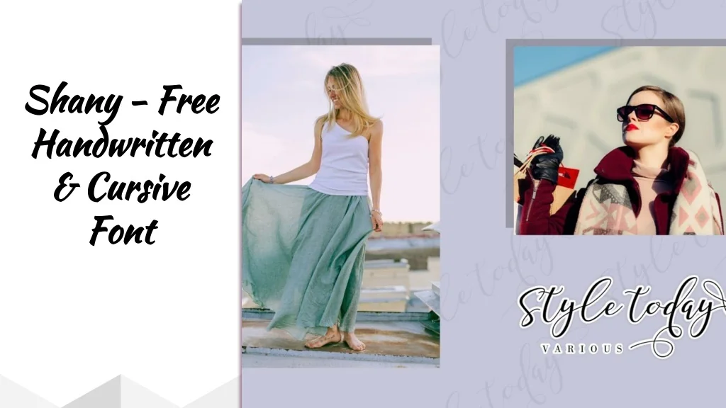 PPT - Shany - Free Handwritten & Cursive Font PowerPoint Presentation ...