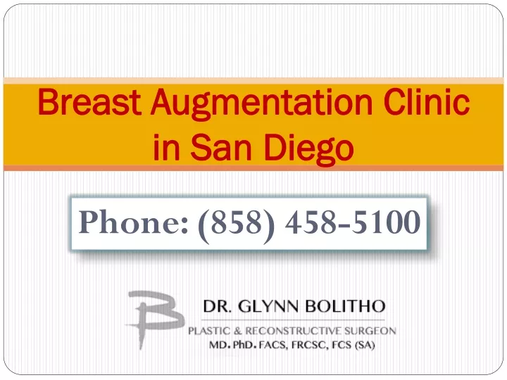 PPT - Breast Augmentation Clinic in San Diego PowerPoint Presentation