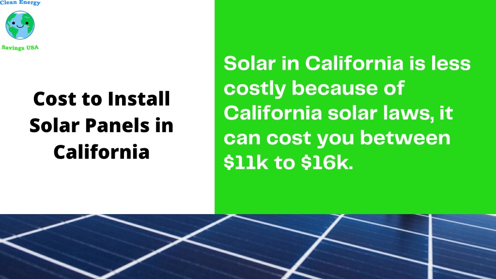 PPT Is solar worth it in California? Clean Energy Savings USA