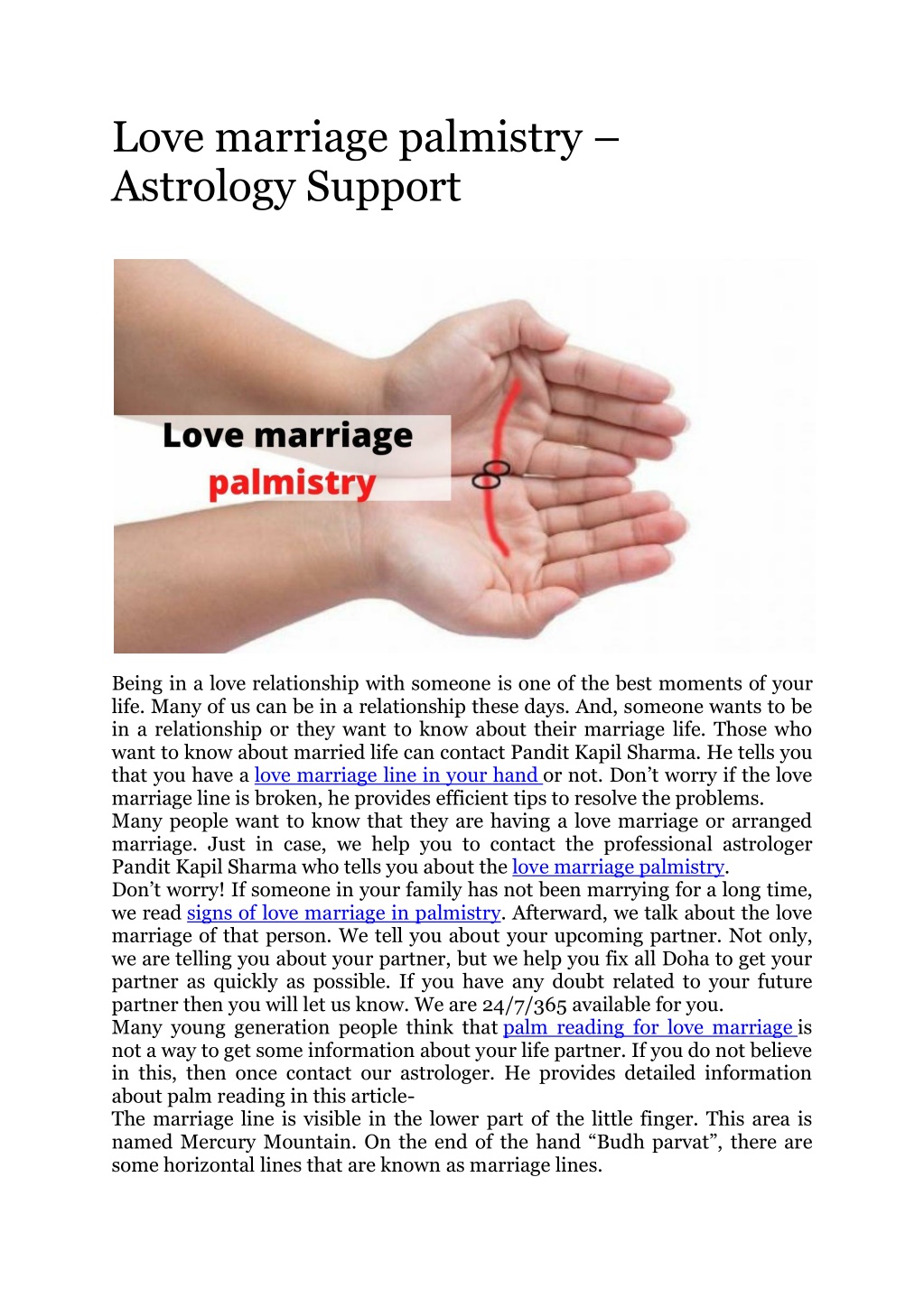 palmistry marriage lines female