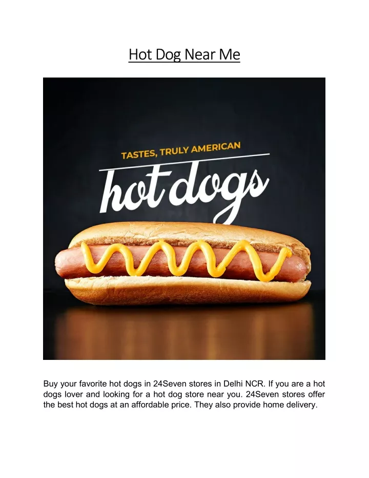 PPT Hot Dog Near Me PowerPoint Presentation, free download ID11135081