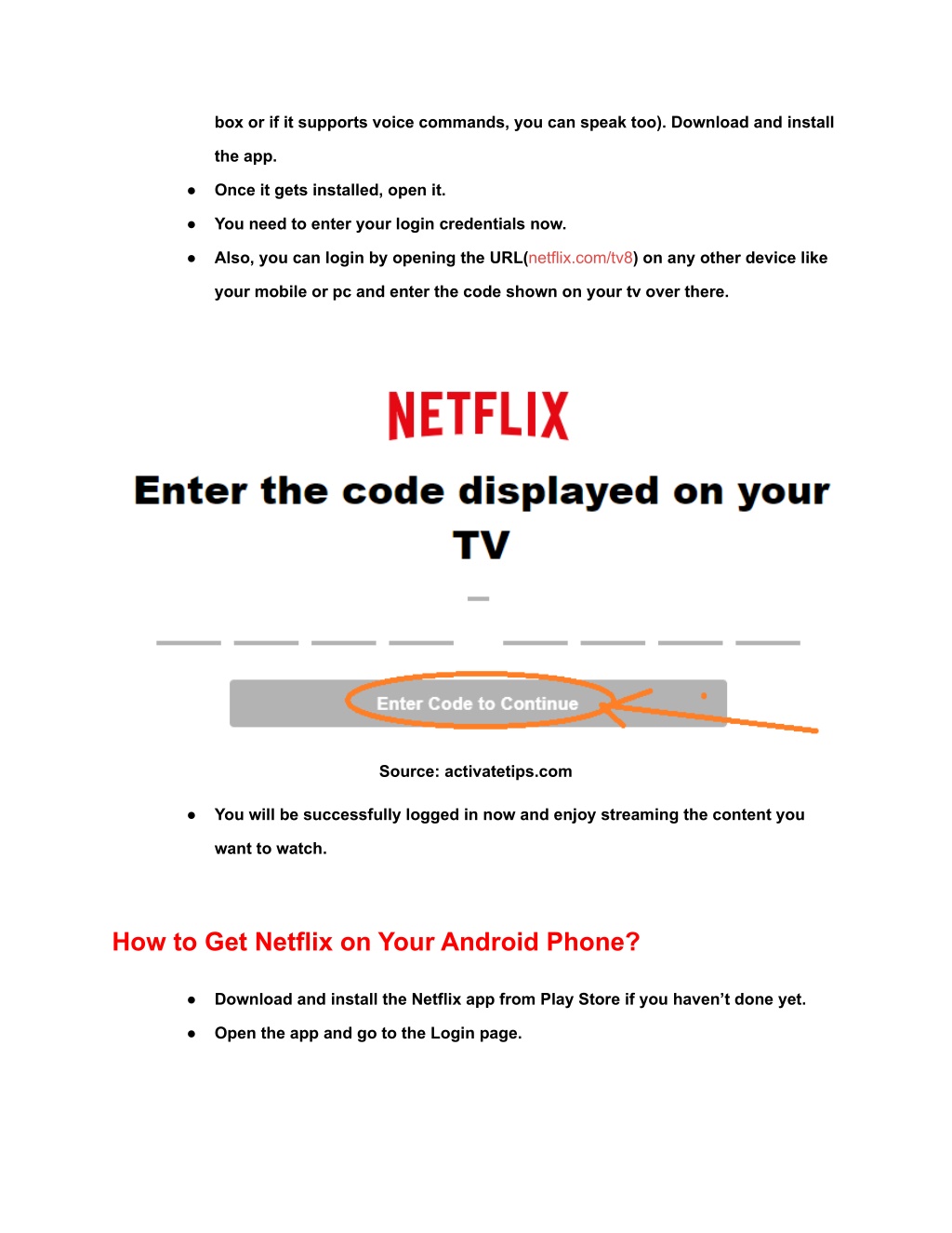 PPT - How To Activate The Netflix.com/tv8 Code On Different Devices ...