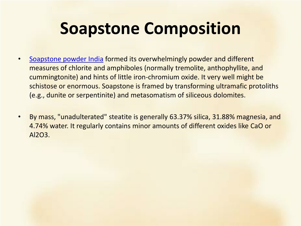 Soapstone Rock  Properties, Composition, Formation, Uses