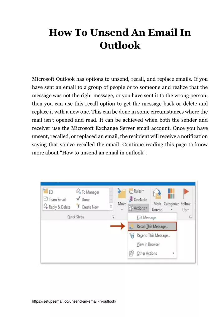 how-to-unsend-an-email-in-outlook-web-youtube
