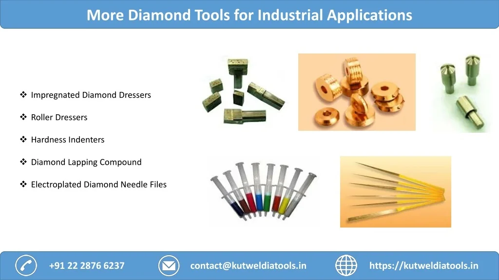 PPT Leading Manufacturer and Exporter of Industrial Diamond Tools PowerPoint Presentation ID