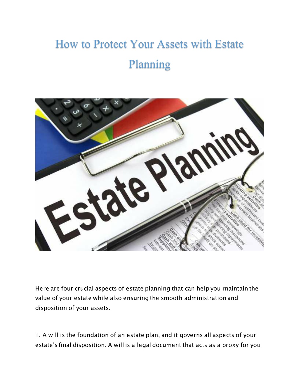 PPT - How To Protect Your Assets With Estate Planning PowerPoint ...