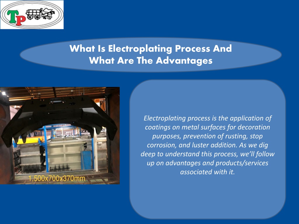 Ppt What Is Electroplating Process And What Are The Advantages Powerpoint Presentation Id 0818