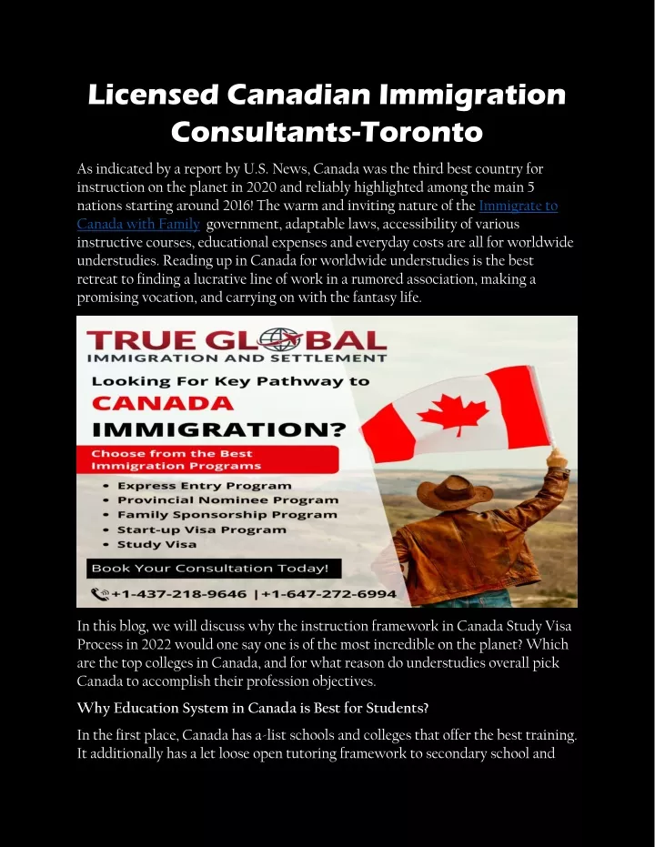 Ppt Licensed Canadian Immigration Consultants Toronto Powerpoint Presentation Id11140939 6691