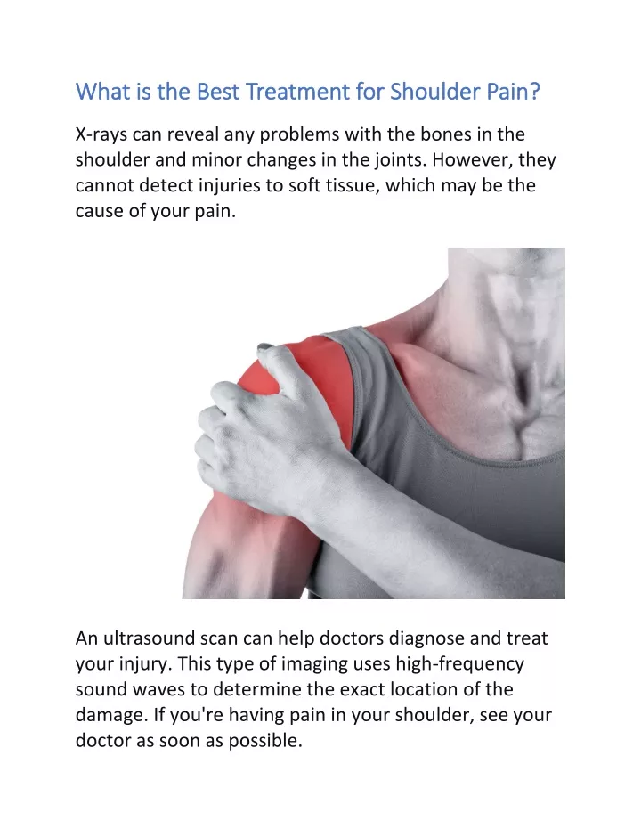 PPT What is the Best Treatment for Shoulder Pain PowerPoint