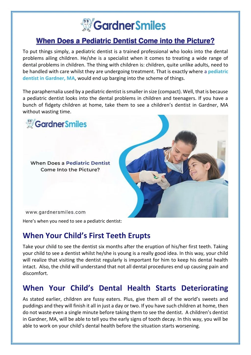 PPT How Pediatric Dentist Good For Your Child? PowerPoint