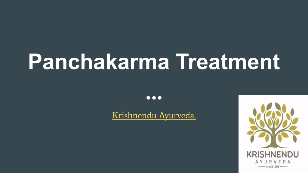 Ppt Panchakarma Treatment Powerpoint Presentation Free Download Id