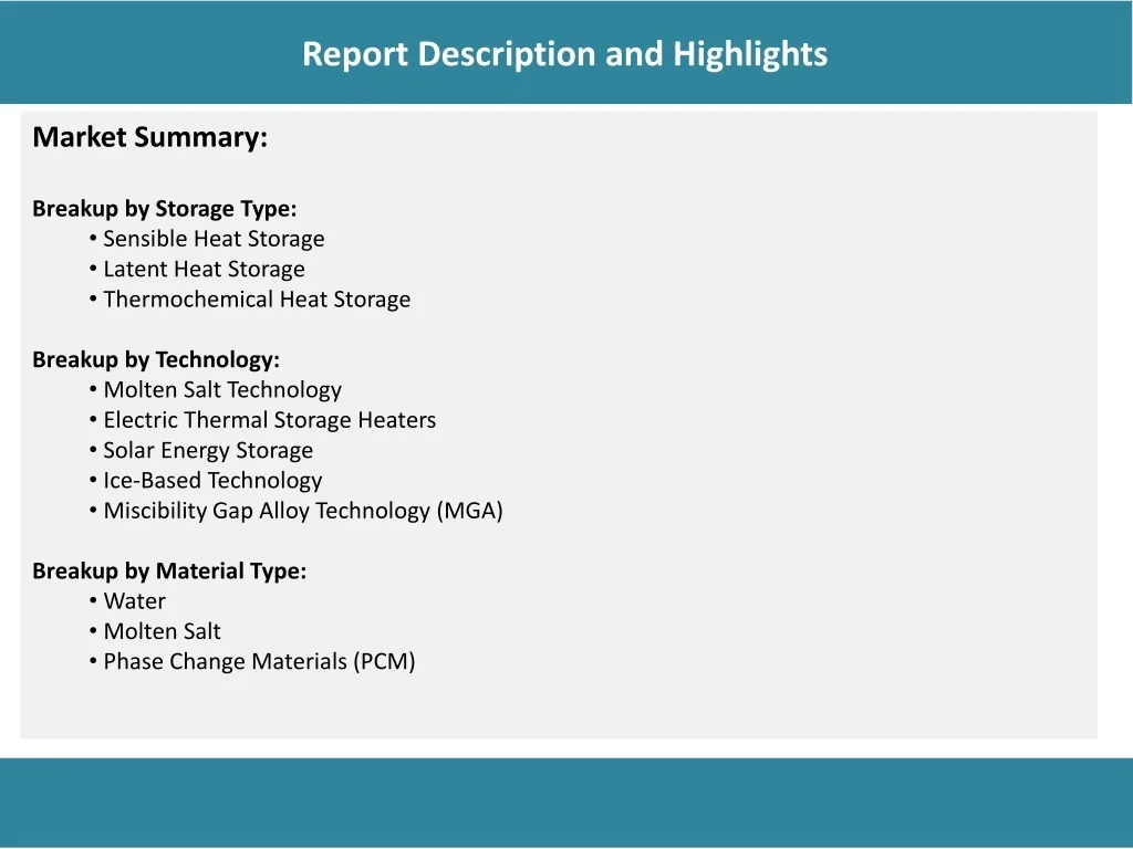 PPT - Global Thermal Energy Storage Market PDF, Size, Share,Report 2022 ...
