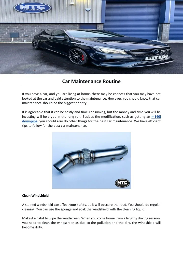 PPT - Car Maintenance Routine PowerPoint Presentation, free download