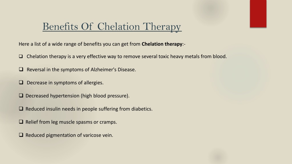 PPT - What All You Need To Know About Chelation Therapy? PowerPoint ...