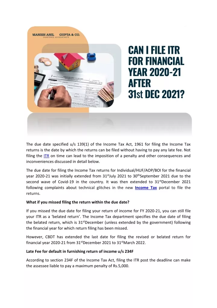 ppt-can-i-file-itr-for-financial-year-2020-21-after-31stdecember-2021