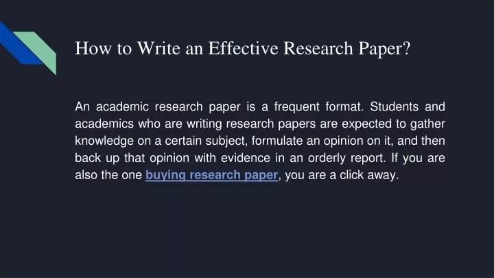 how to write an effective research paper udemy download